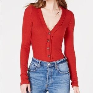 Free People Call Me Cardi ribbed cardigan top